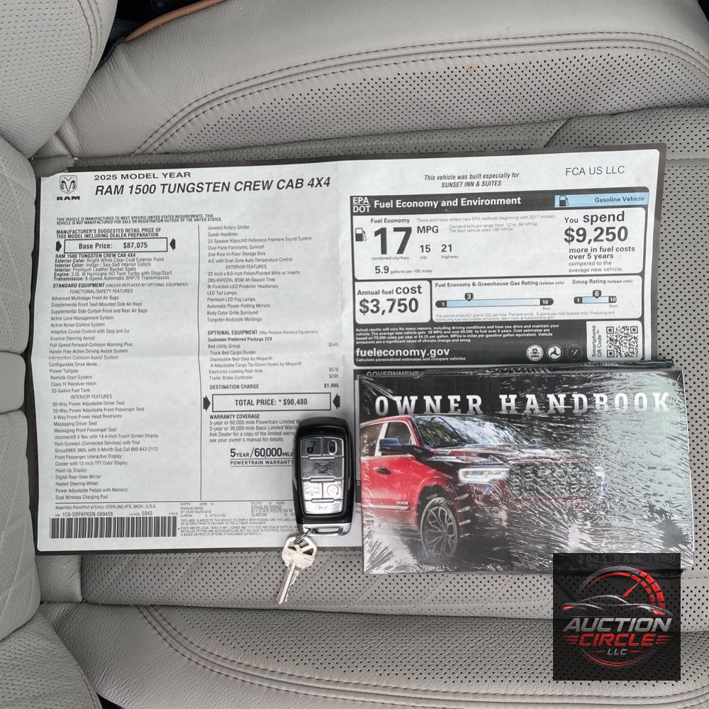 2025 Ram 1500 Tungsten