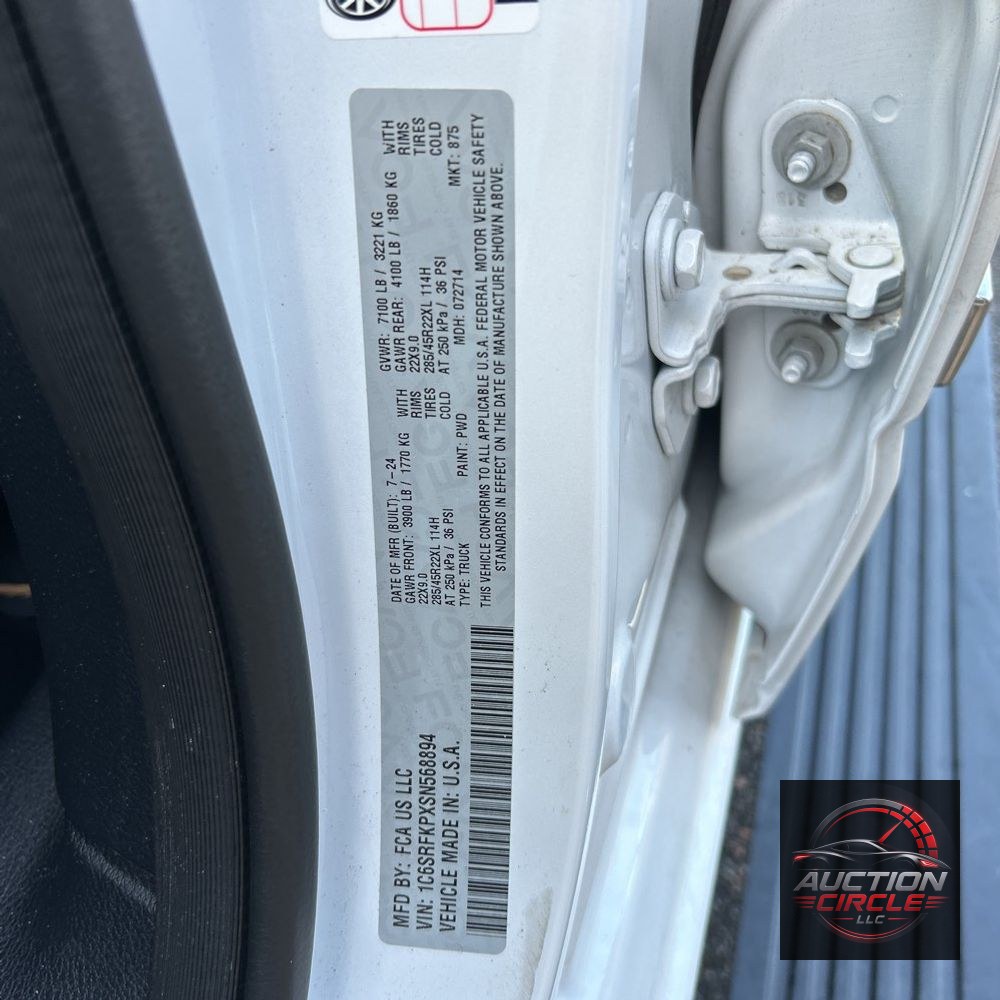 2025 Ram 1500 Tungsten