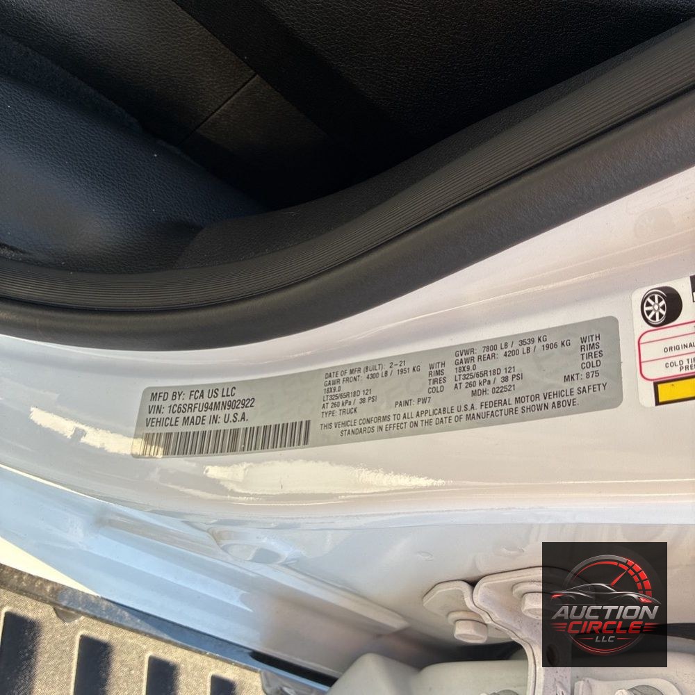 2021 Ram 1500 TRX