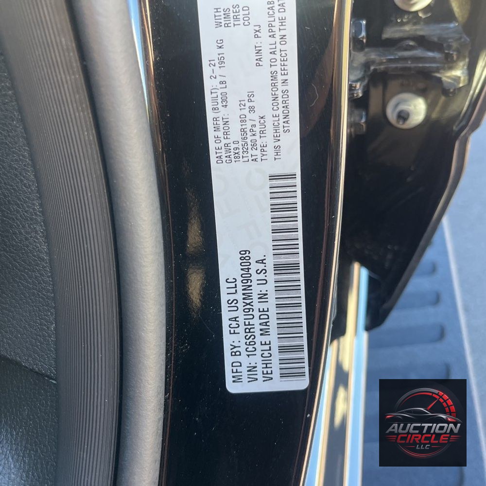 2021 Ram 1500 TRX