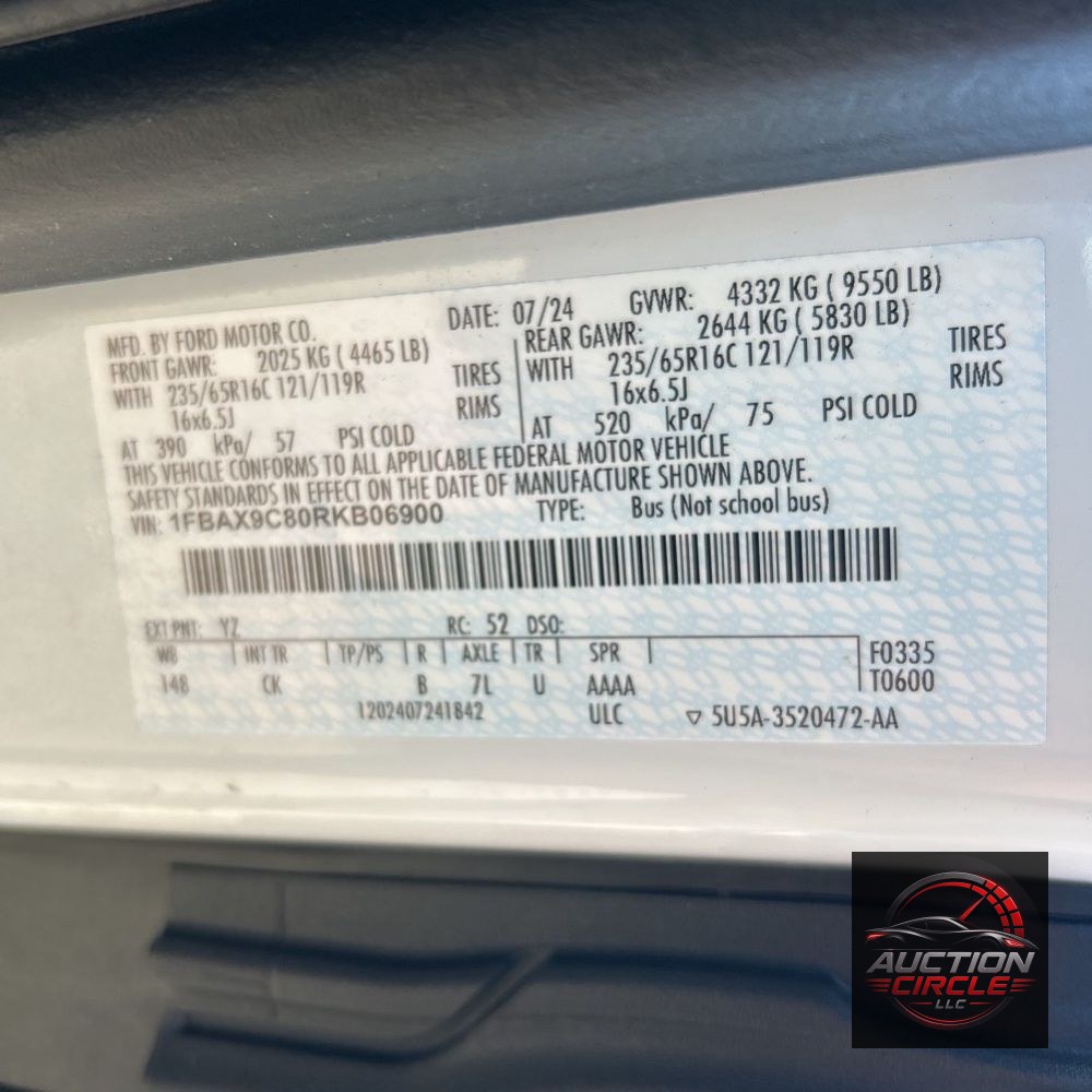 2024 Ford Transit 350 XLT