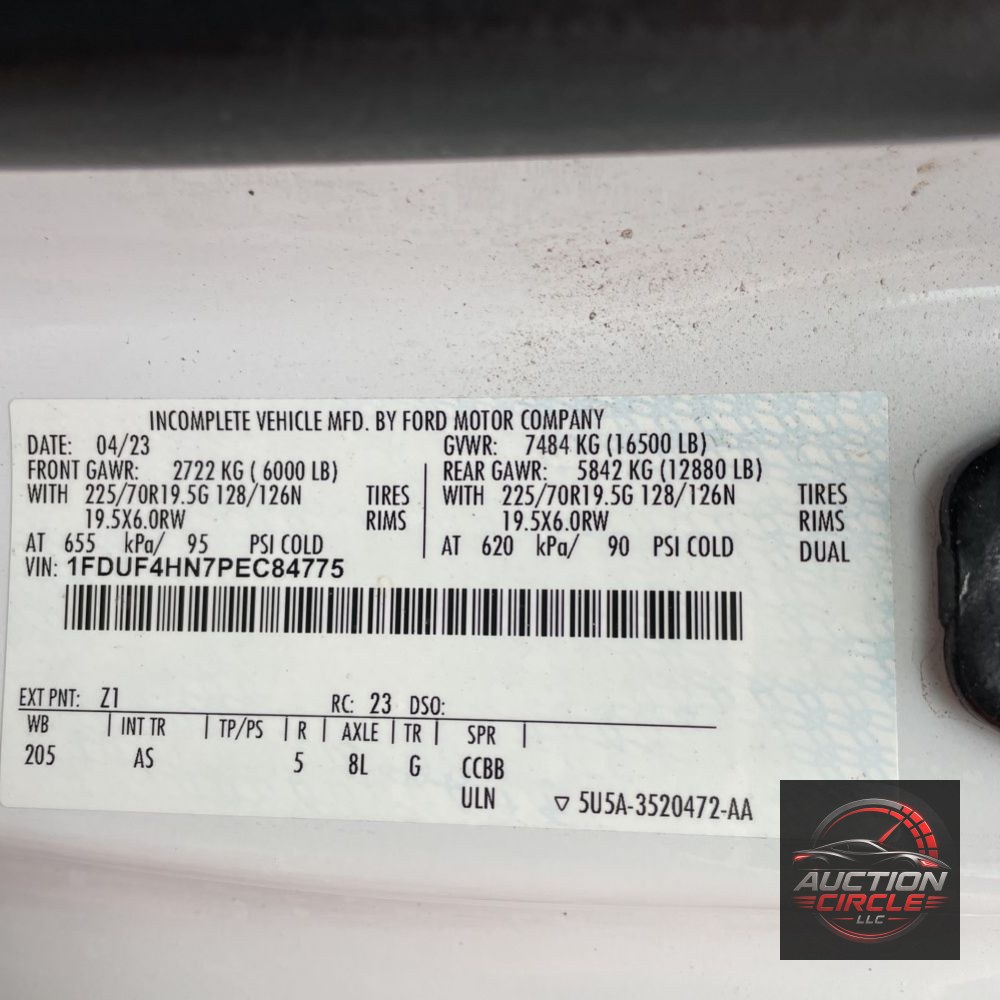 2023 Ford S/D C/C F450 XL