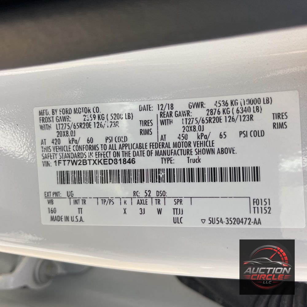 2019 Ford F250SD Limited