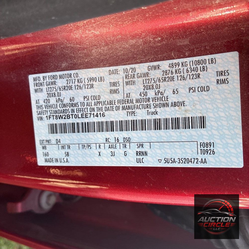 2020 Ford F-250 Super Duty Lariat