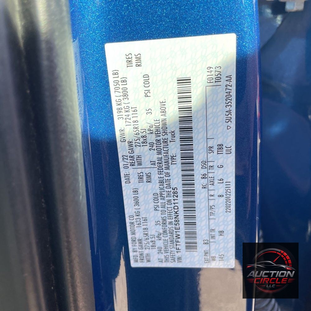 2022 Ford F-150 Lariat