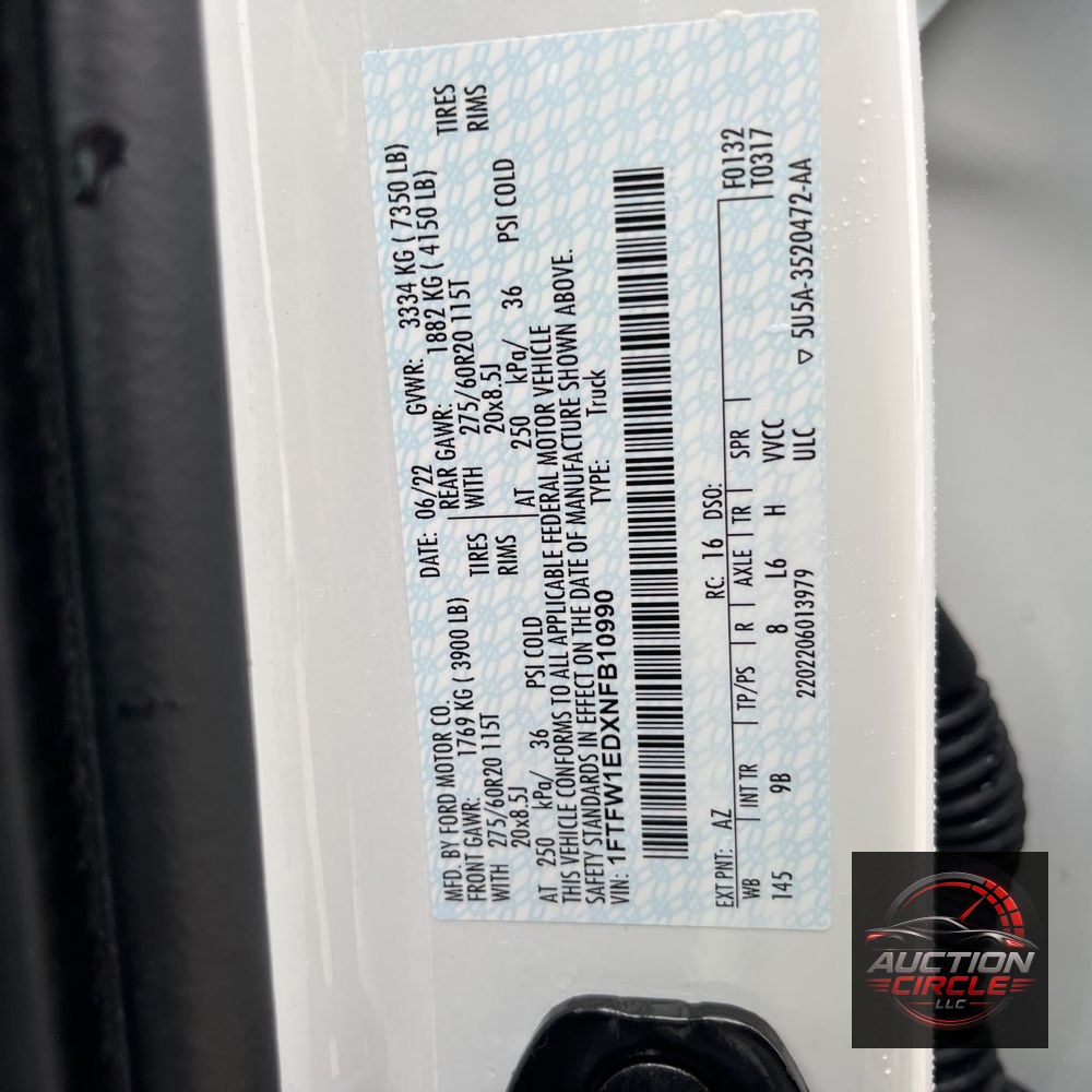 2022 Ford F-150 Platinum