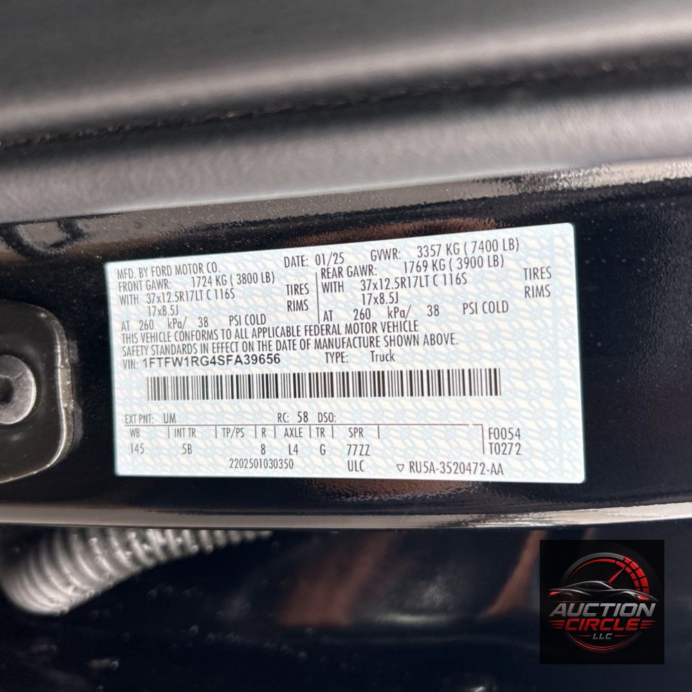 2025 Ford F-150 Raptor
