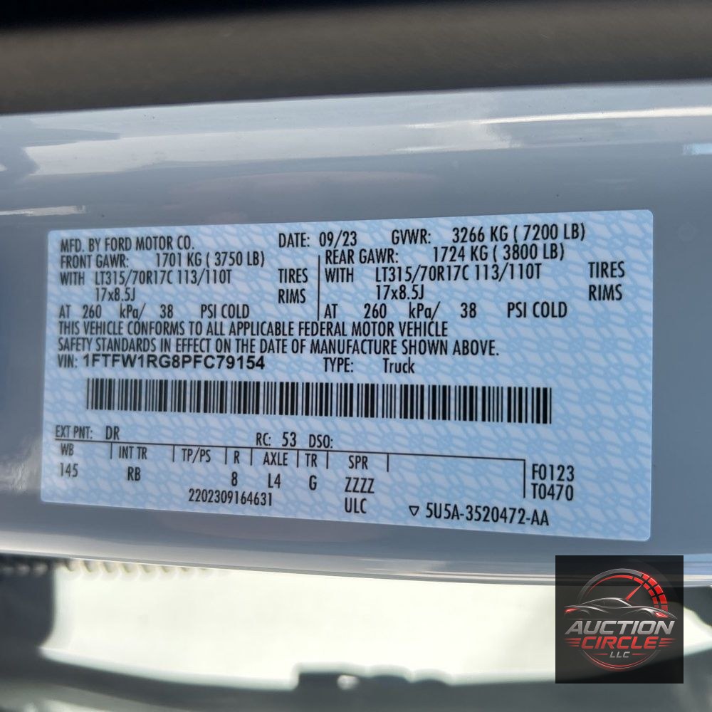 2023 Ford F-150 Raptor