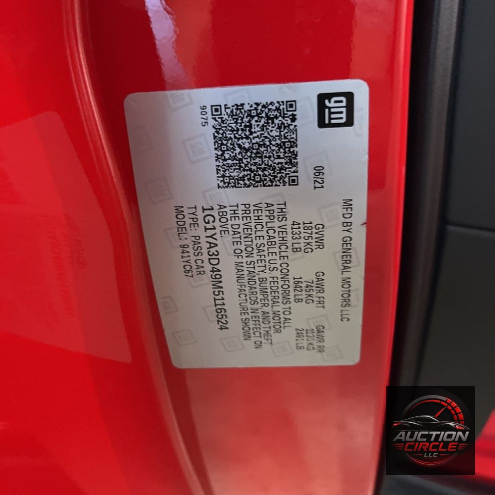 2021 Chevrolet Corvette Stingray