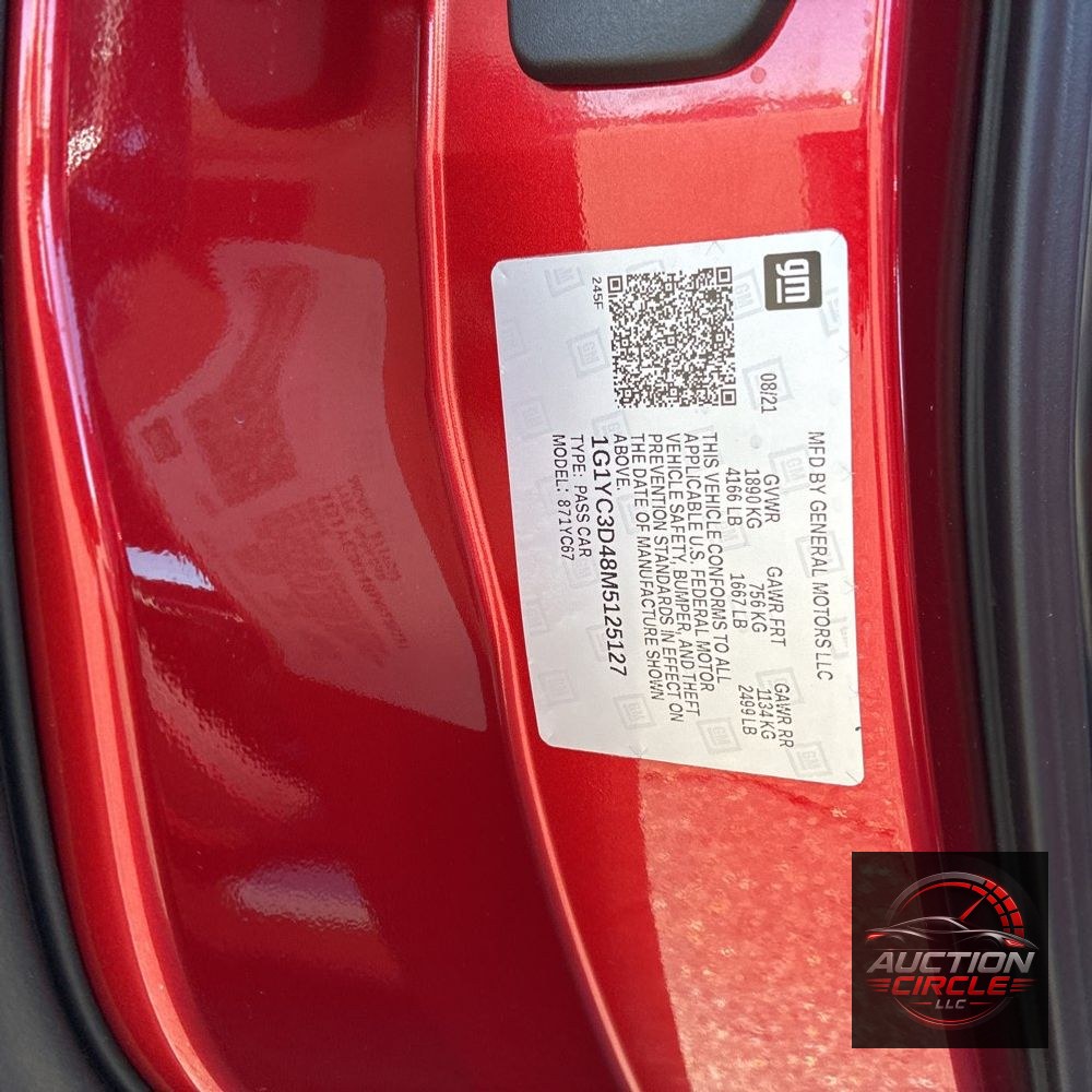 2021 Chevrolet Corvette Stingray