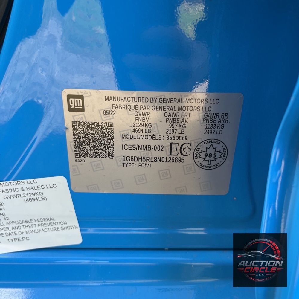 2022 Cadillac CT4 V-Series 2.7T