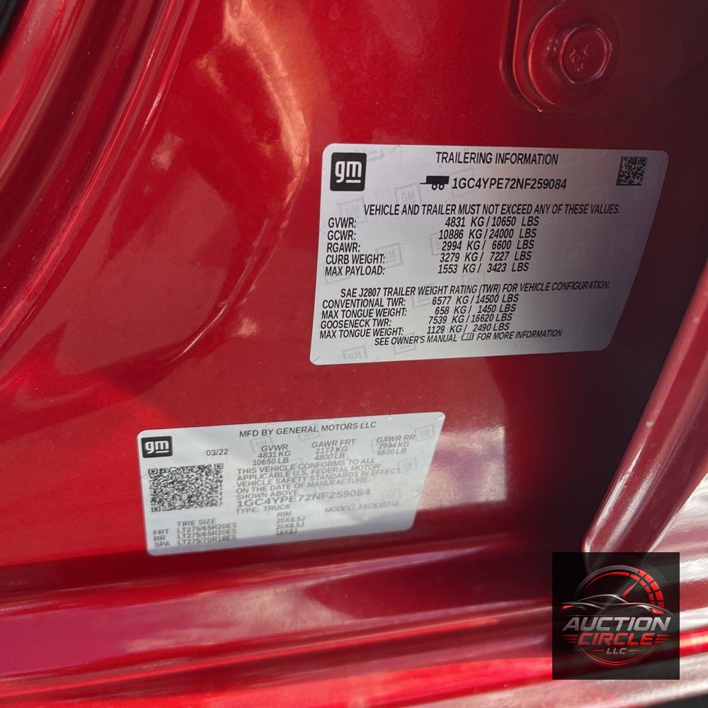 2022 Chevrolet Silverado 2500HD LTZ