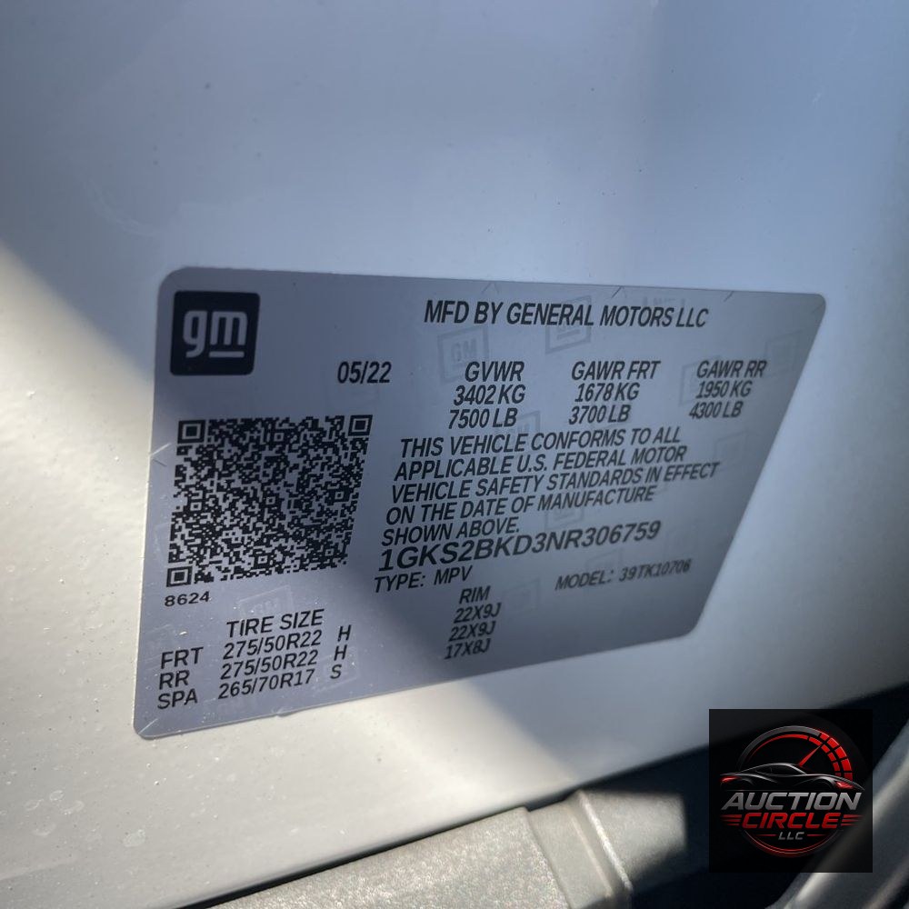 2022 GMC Yukon SLT
