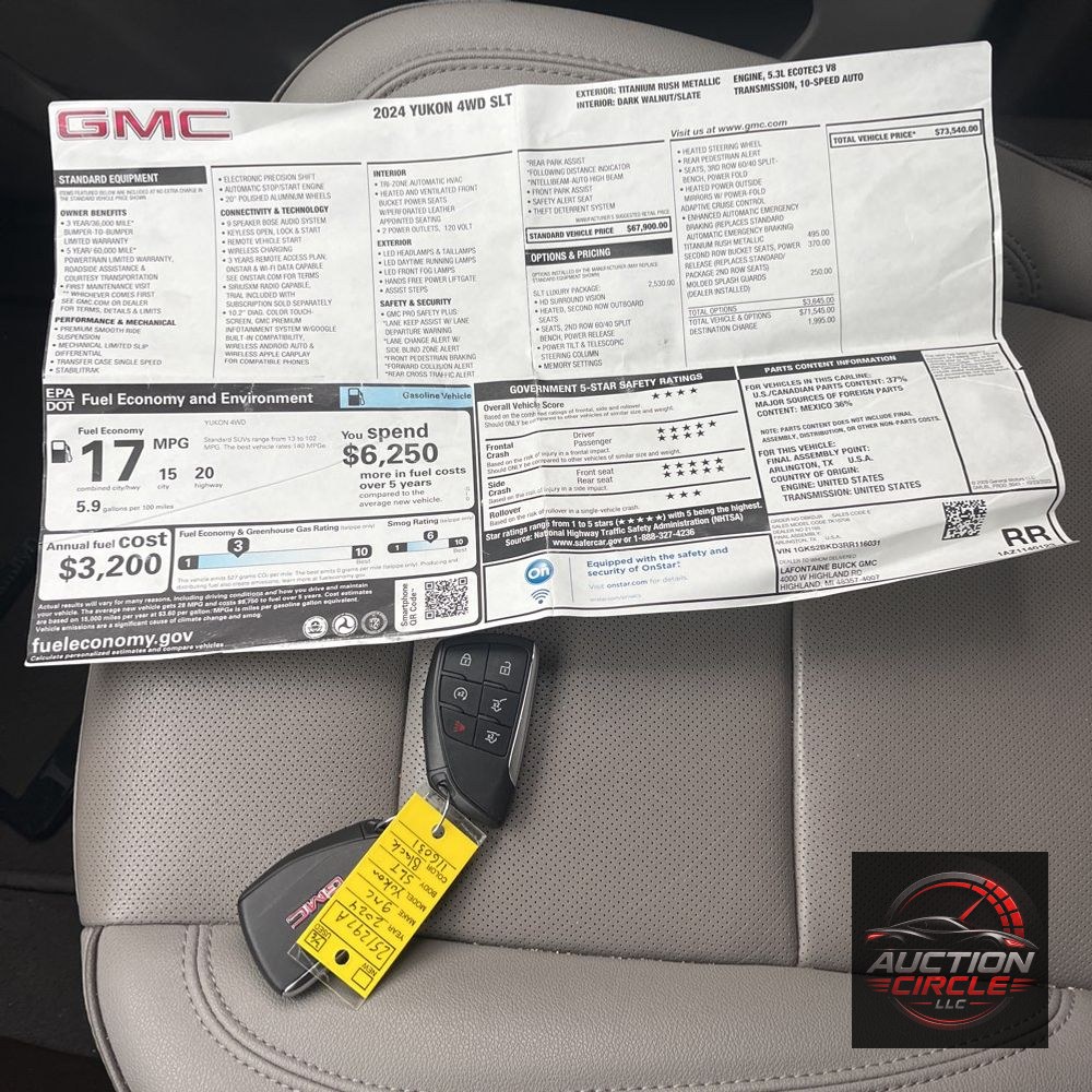 2024 GMC Yukon SLT