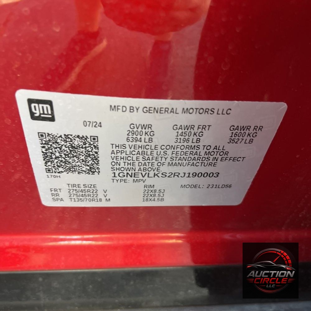 2024 Chevrolet Traverse RS