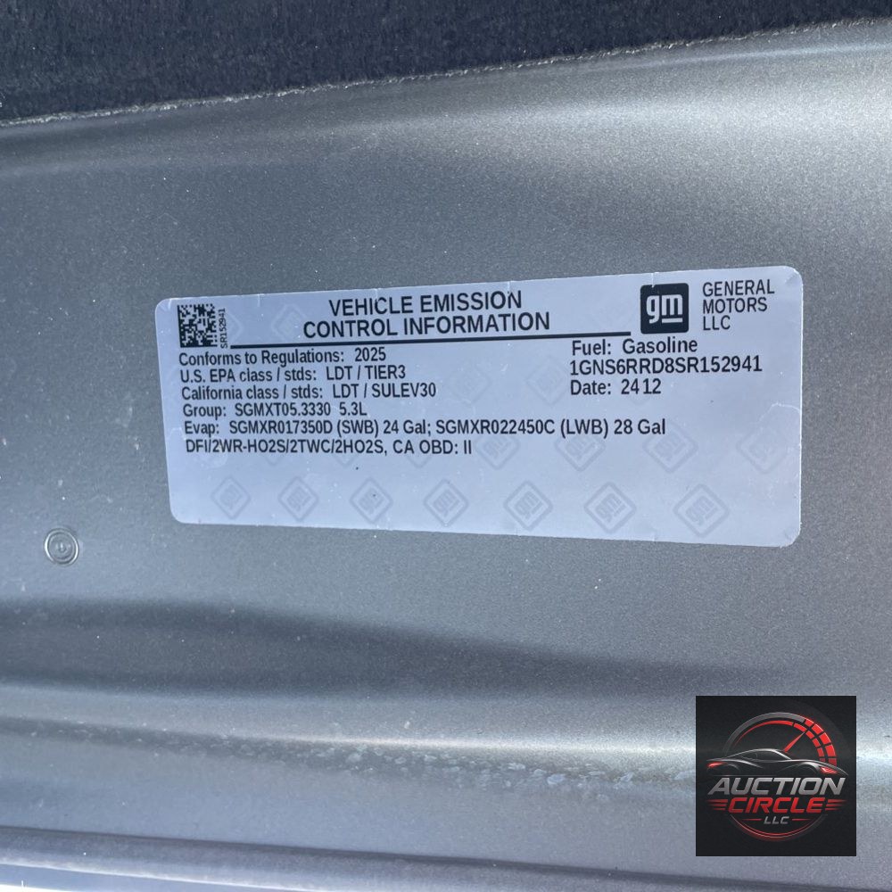 2025 Chevrolet Tahoe 1500 RST