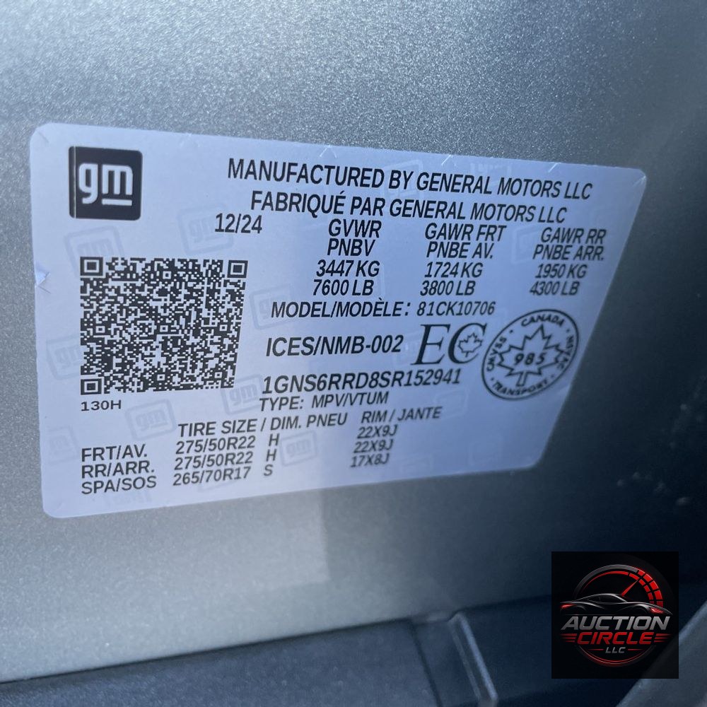 2025 Chevrolet Tahoe 1500 RST