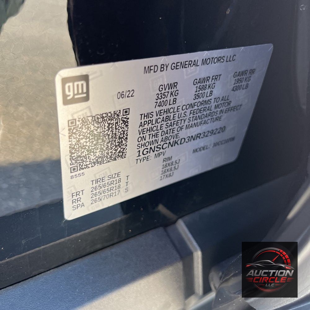 2022 Chevrolet Tahoe LT