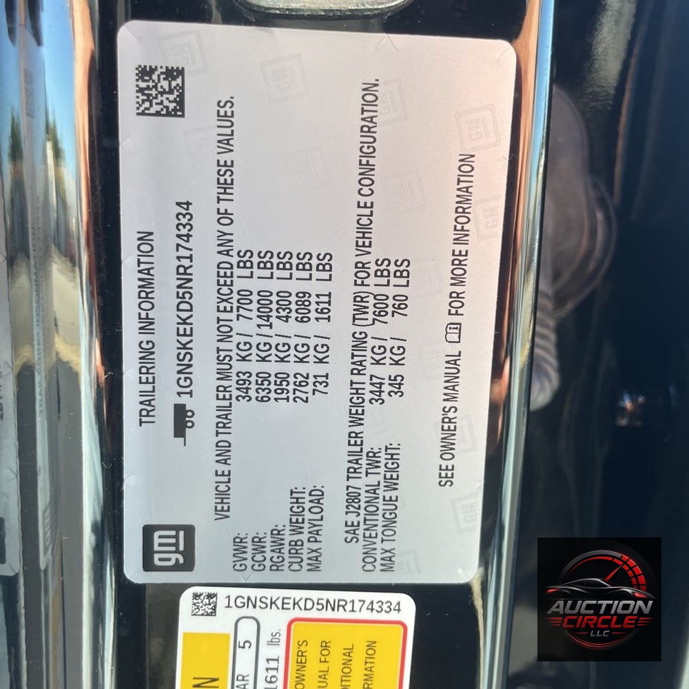 2022 Chevrolet Suburban RST