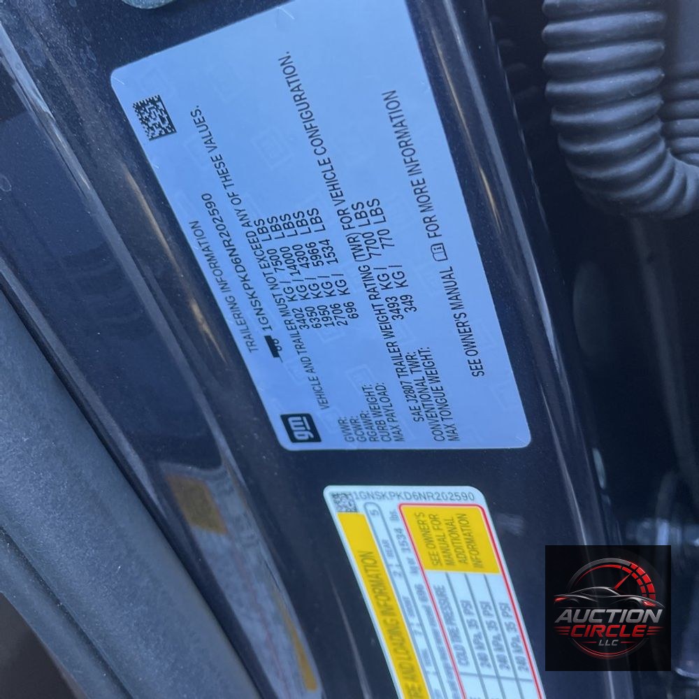 2022 Chevrolet Tahoe Z71