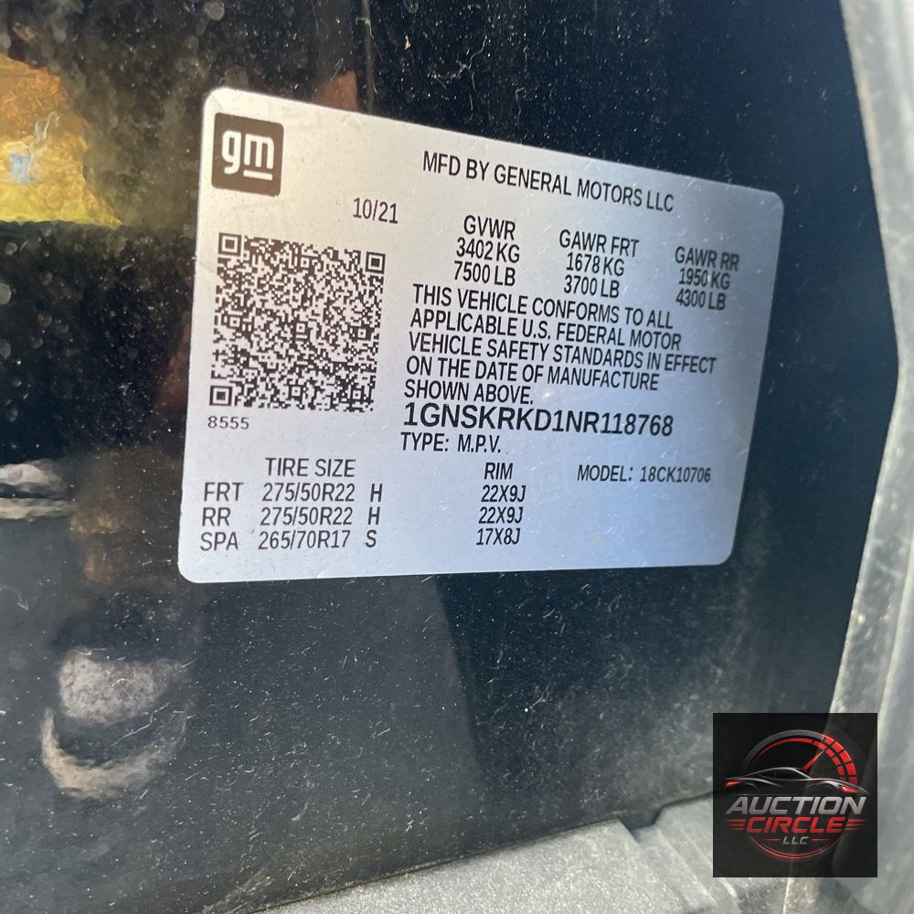 2022 Chevrolet Tahoe RST