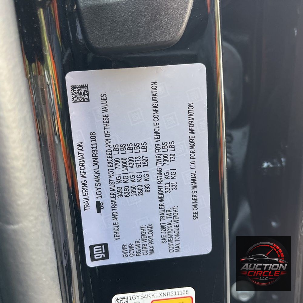 2022 Cadillac Escalade ESV Premium Luxury