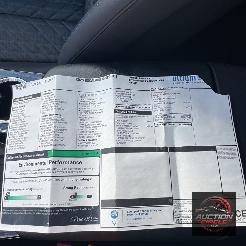 2025 Cadillac Escalade IQ Sport 1