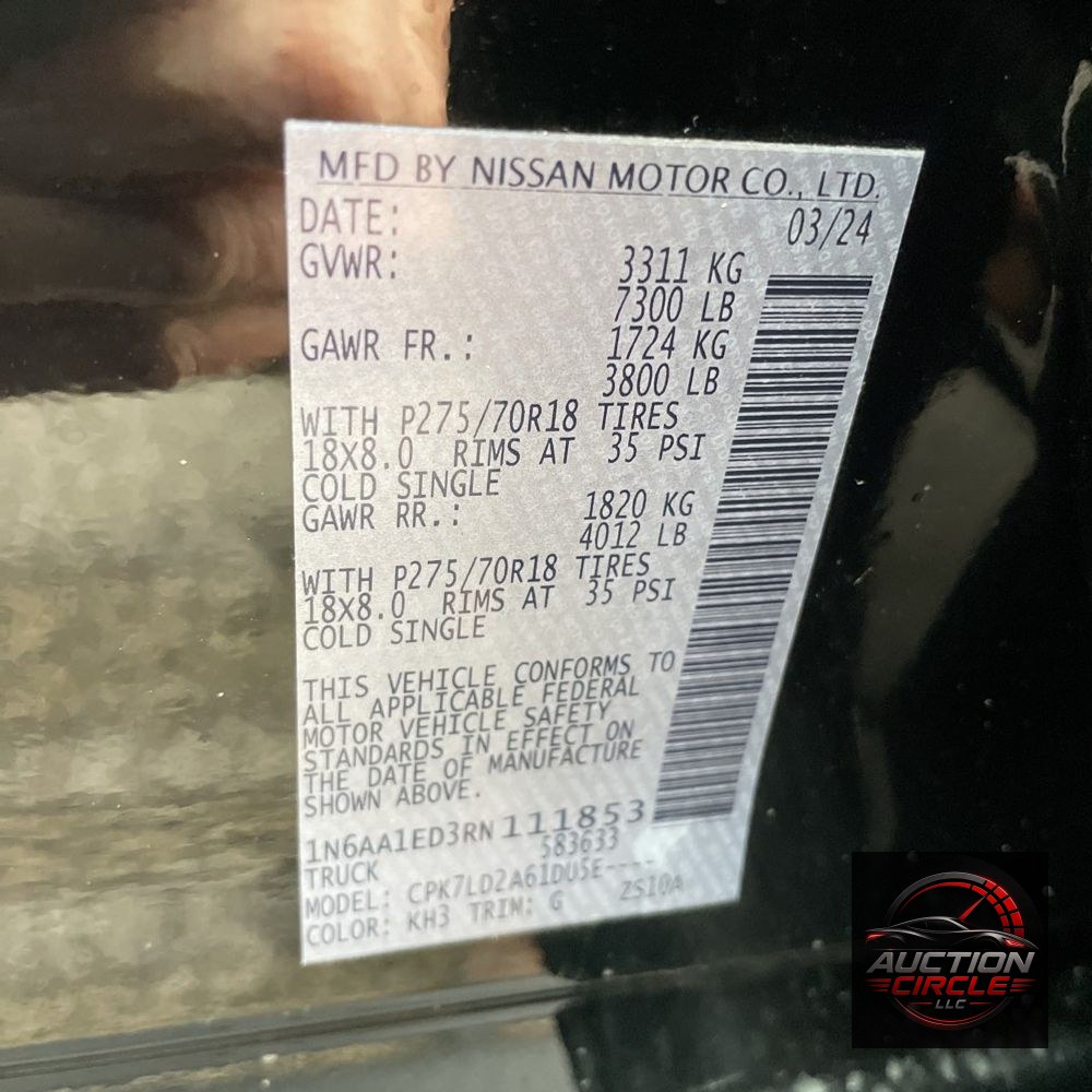 2024 Nissan Titan PRO-4X