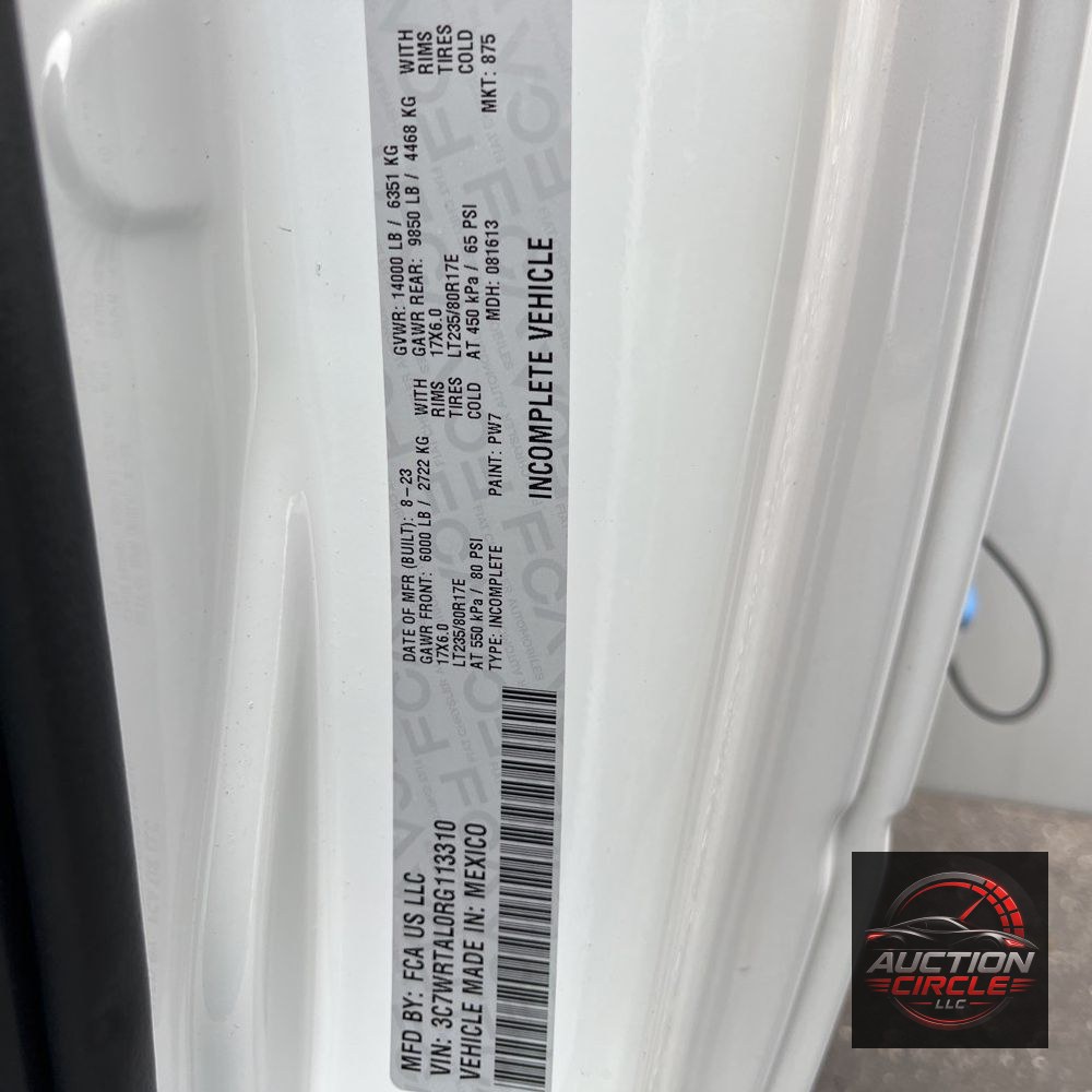 2024 Ram 3500 Cab/Chassis Tradesman