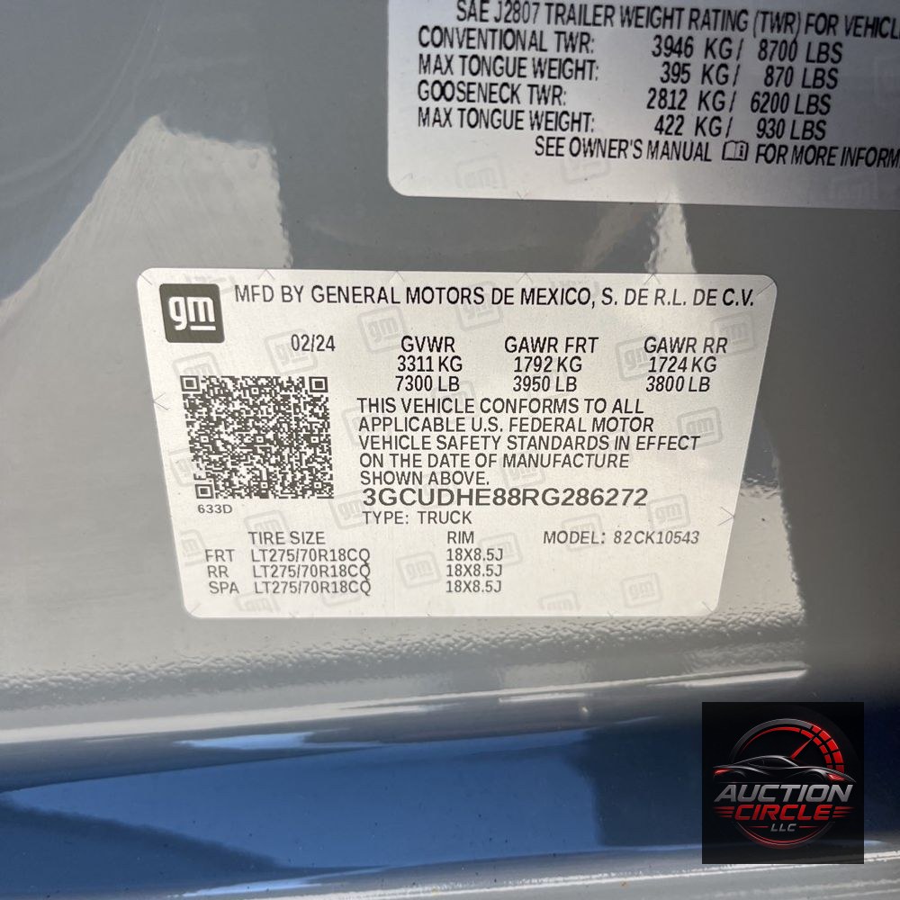 2024 Chevrolet Silverado 1500 ZR2