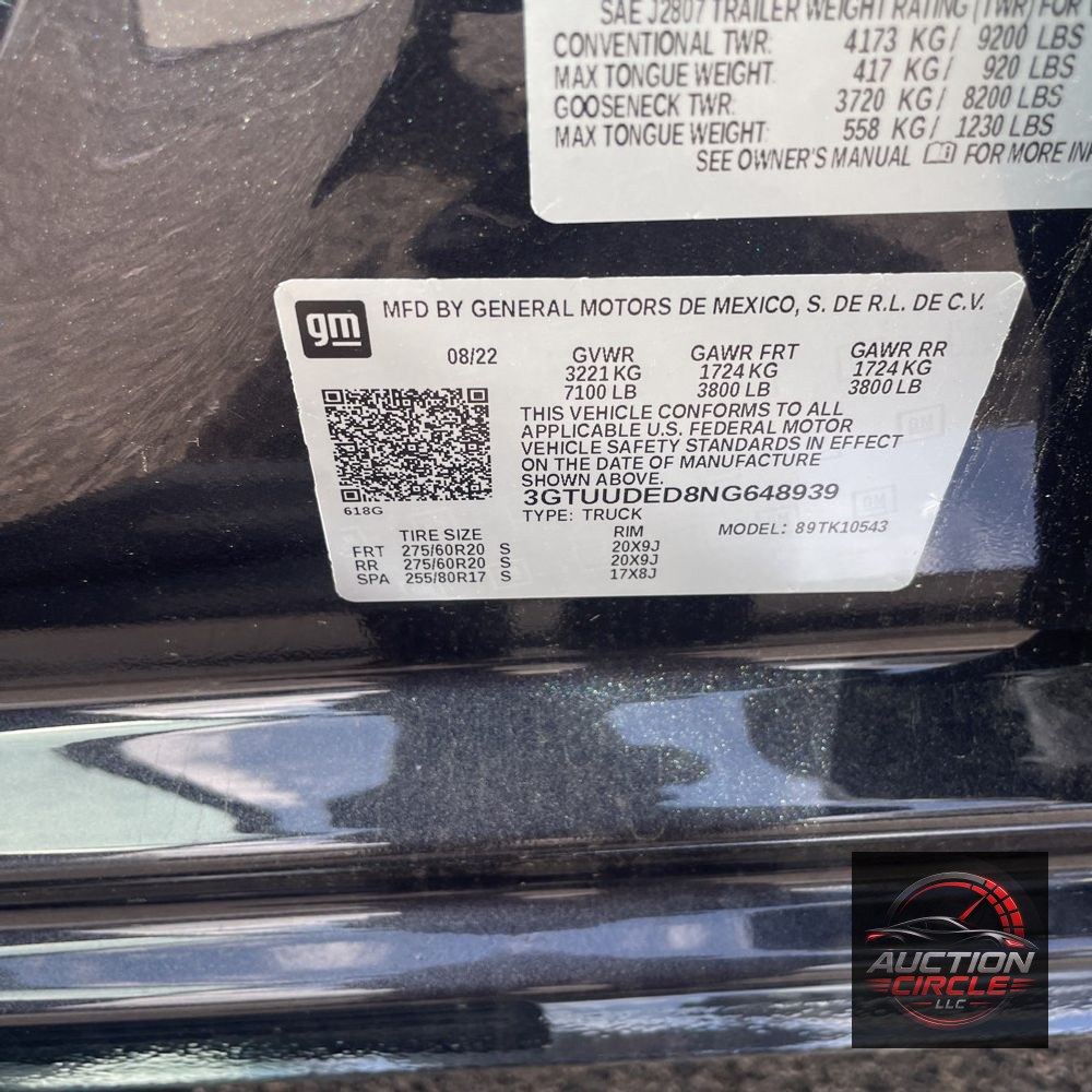2022 GMC Sierra 1500 SLT