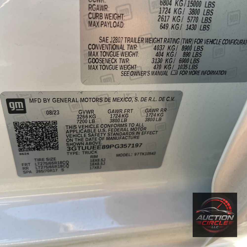 2023 GMC Sierra 1500 AT4