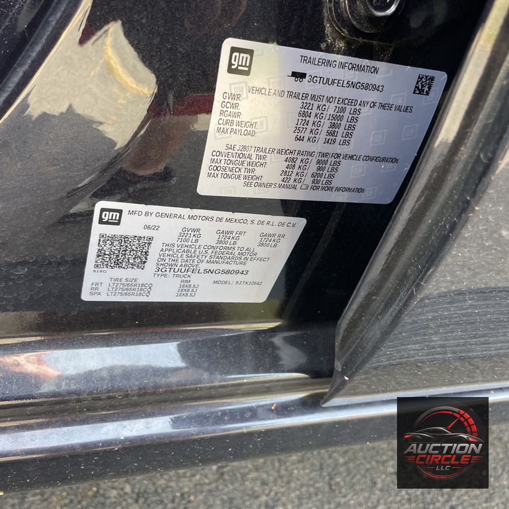 2022 GMC Sierra 1500 AT4X