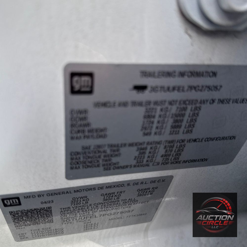 2023 GMC Sierra 1500 AT4X