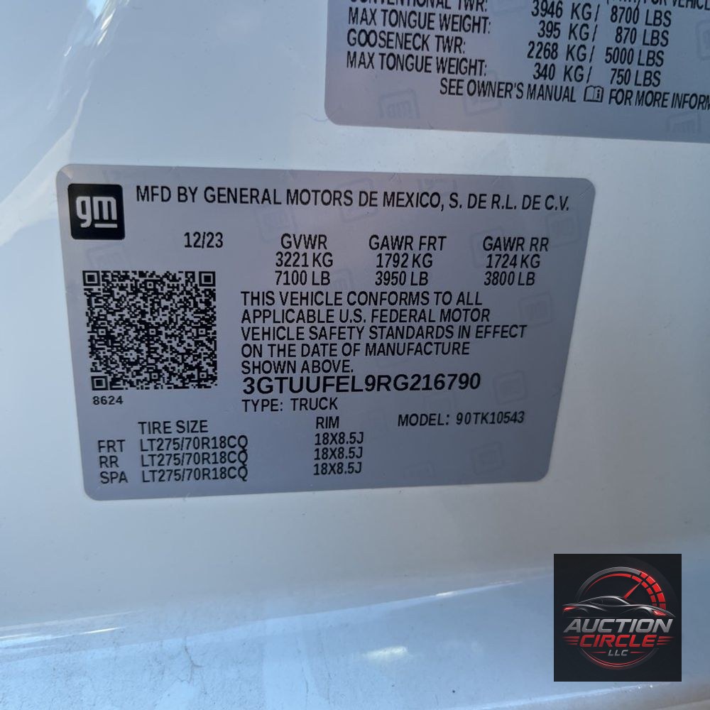 2024 GMC Sierra 1500 AT4X