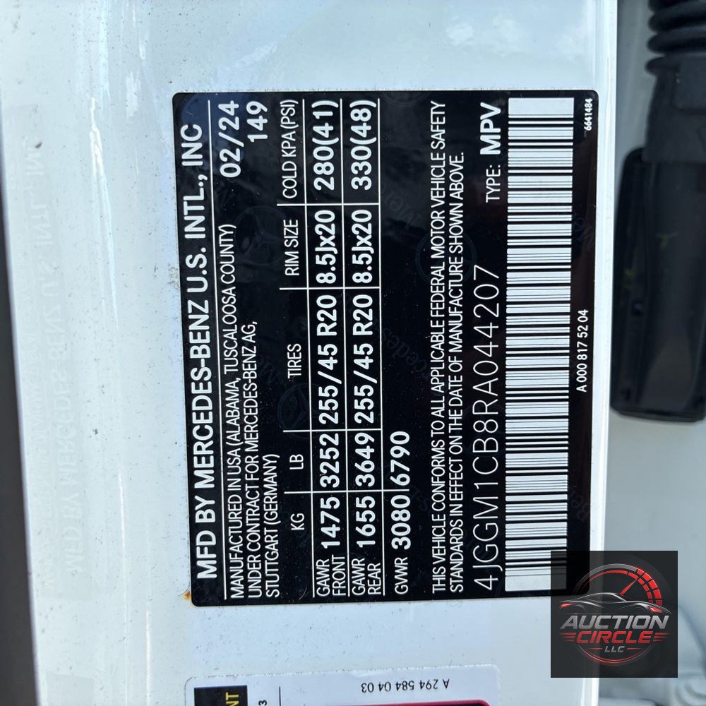 2024 Mercedes-Benz EQE SUV EQE350 4D SUV 4Matic