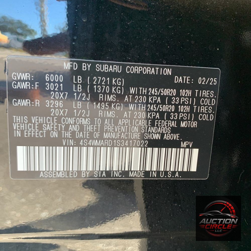 2025 Subaru Ascent Bronze Edition
