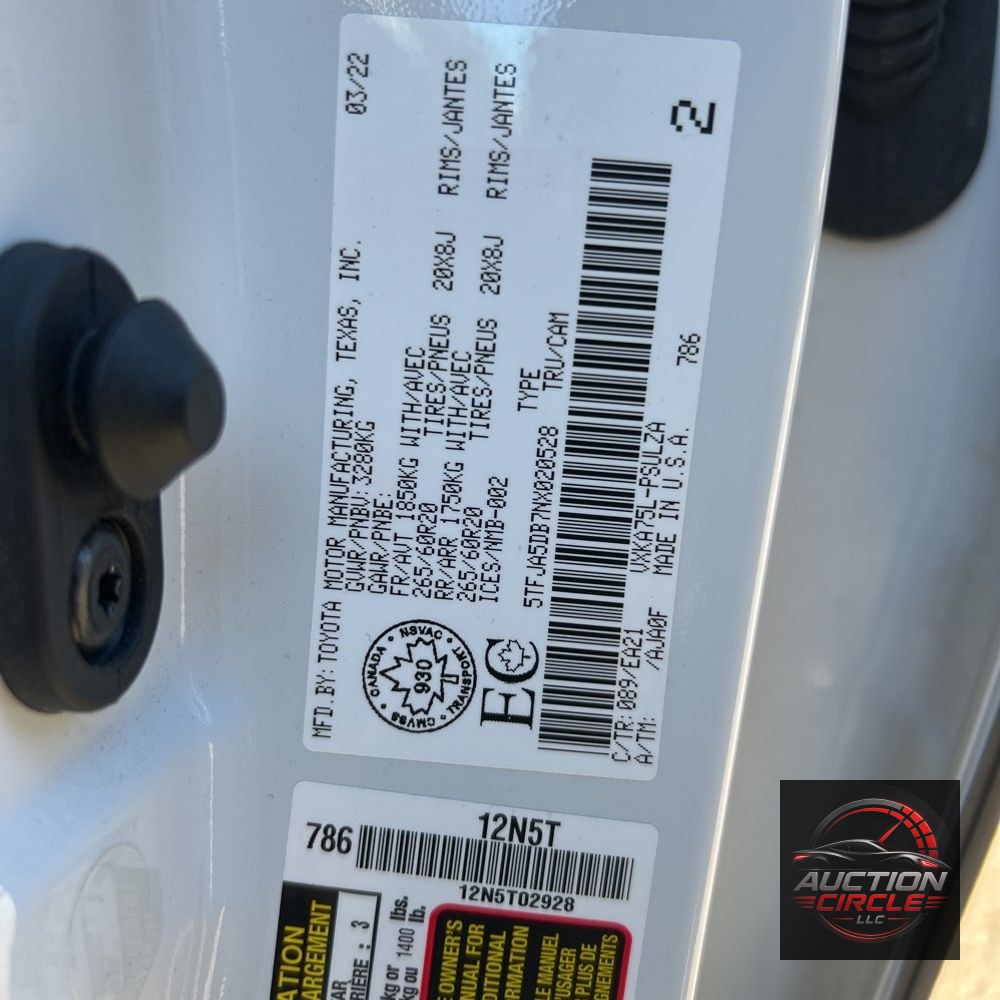2022 Toyota Tundra Limited