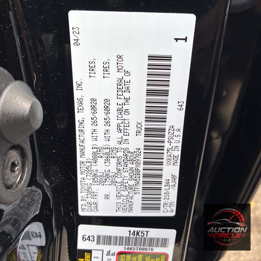 2023 Toyota Tundra 1794 Edition