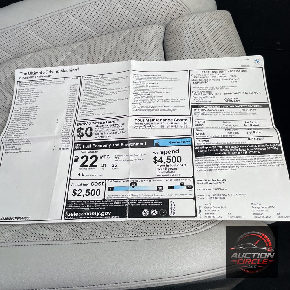 2023 BMW X7 XDrive40i