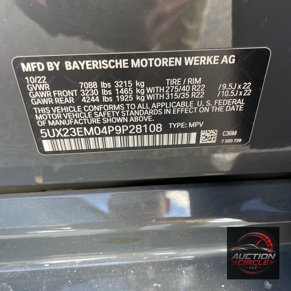 2023 BMW X7 XDrive40i