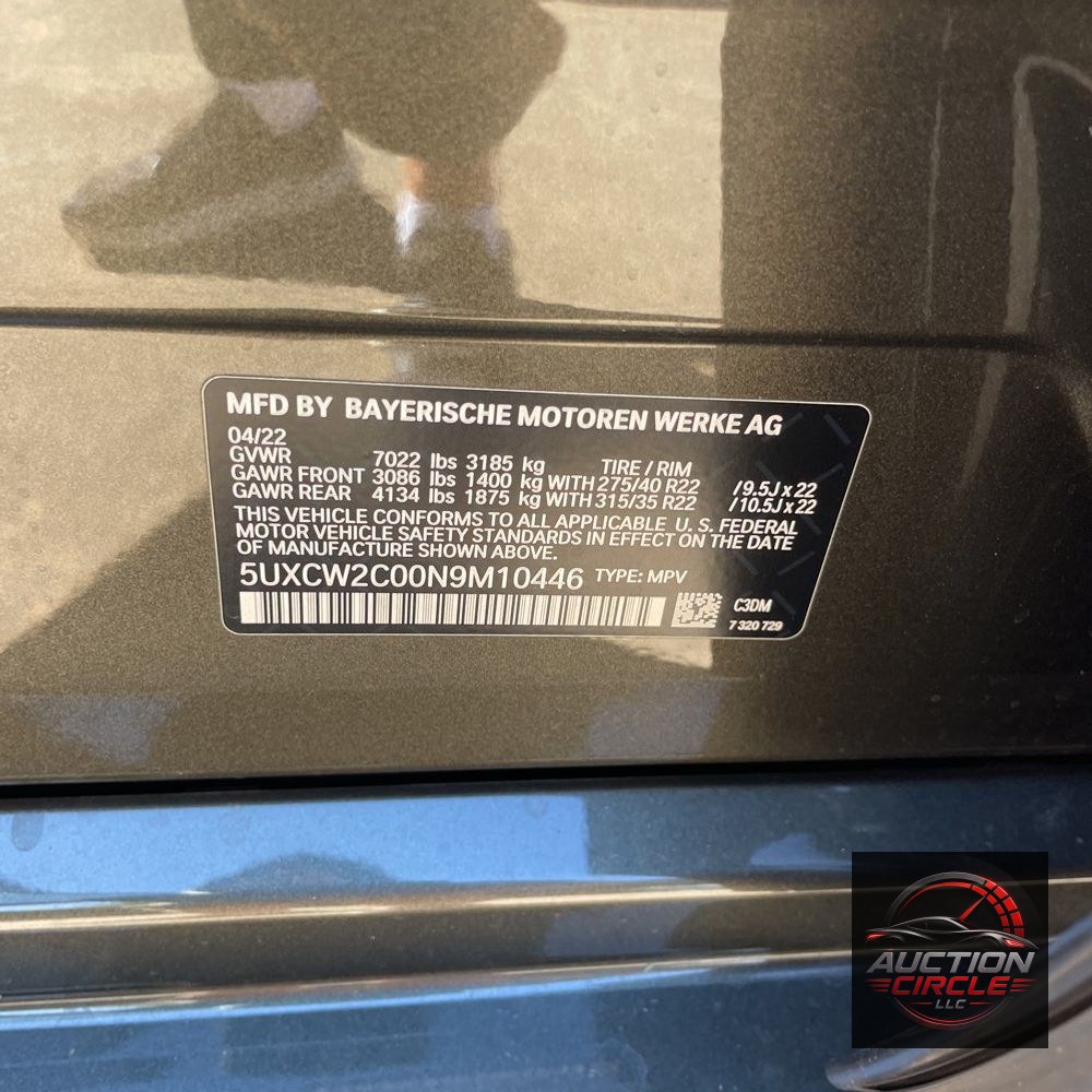2022 BMW X7 XDrive40i