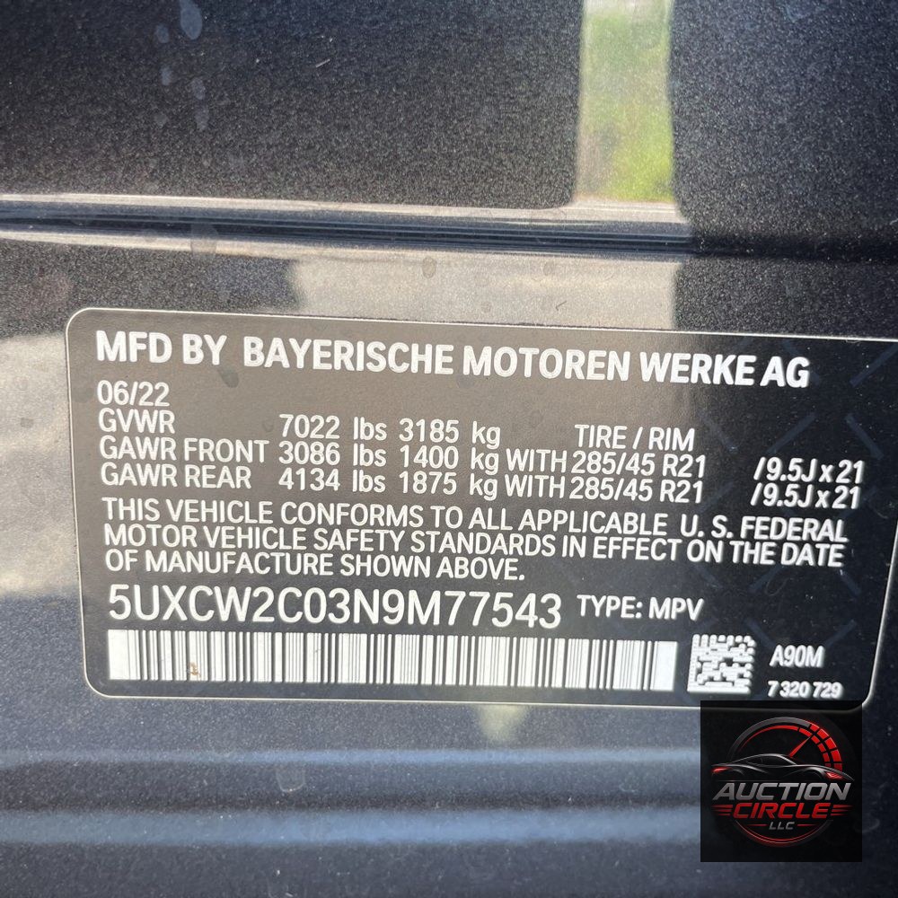 2022 BMW X7 XDrive40i