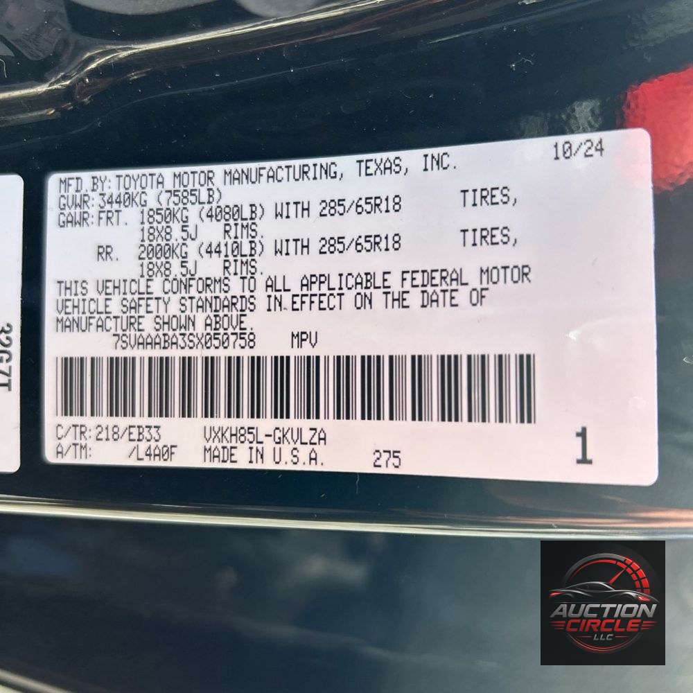 2025 Toyota Sequoia TRD Pro