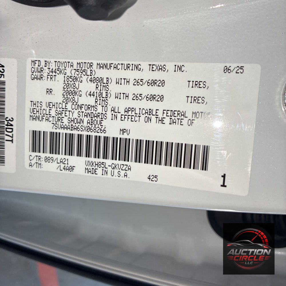 2025 Toyota Sequoia Platinum