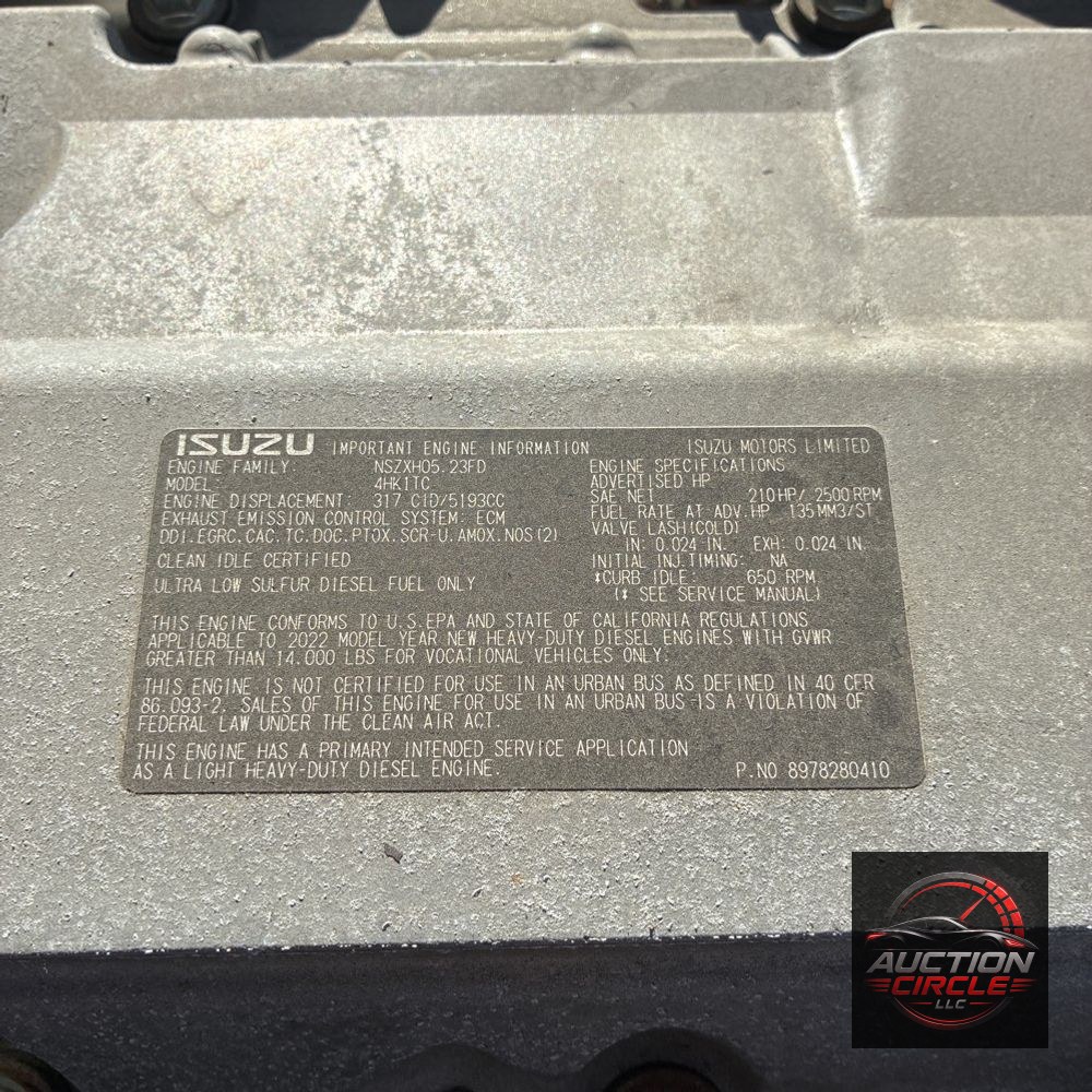 2023 Chevrolet Commercial 5500XD CA86.5-153.5 COE  TRUCK 4X2 5.2L