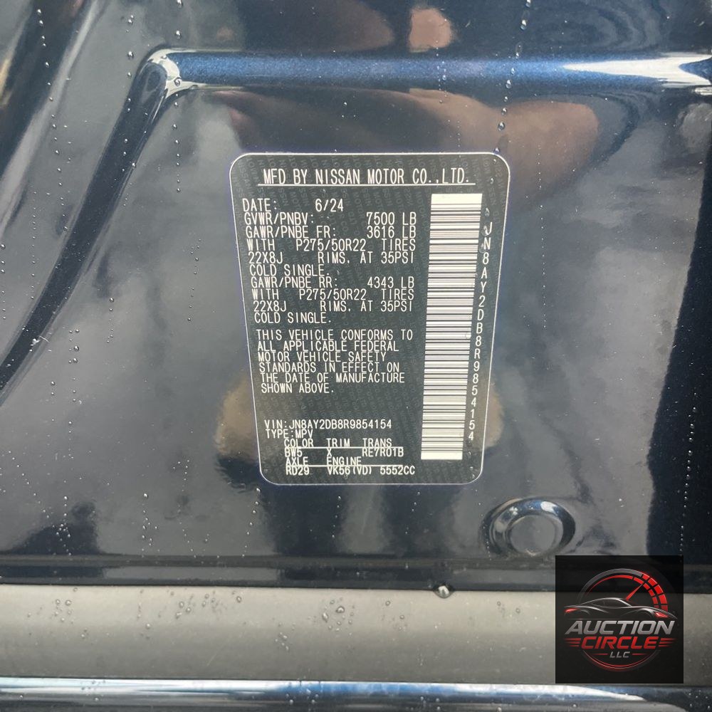 2024 Nissan Armada Platinum
