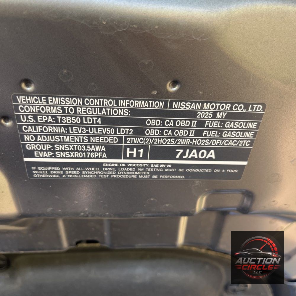 2025 INFINITI QX80 Sensory