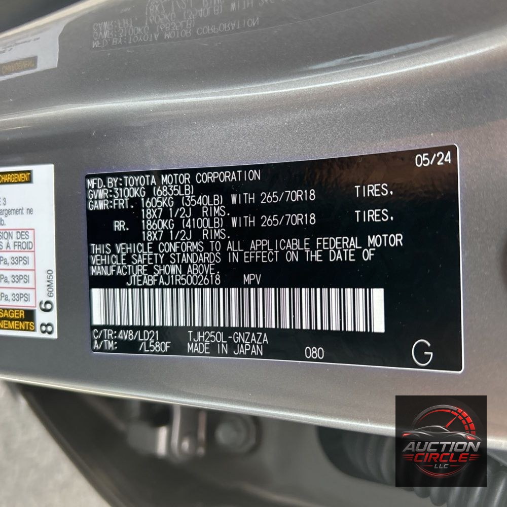 2024 Toyota Land Cruiser First Edition