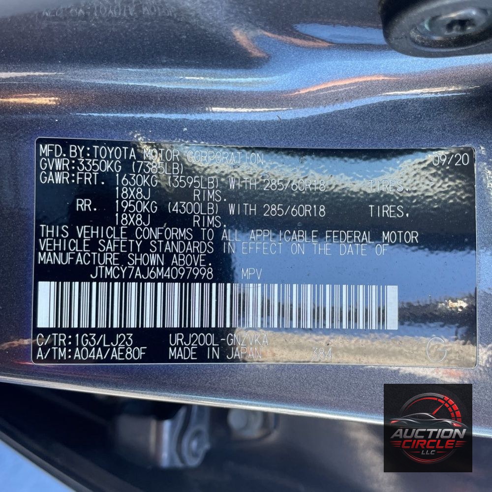 2021 Toyota Land Cruiser Base